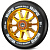 Колесо HIPE 10spoke 110mm gold/black