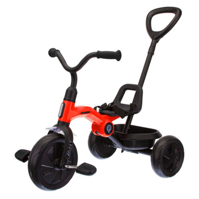 Велосипед 3-ный с ручки управ. скл. меха. 9"/7", красный,