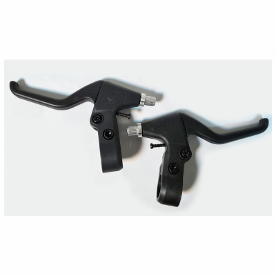 Тормозные ручки WL-324P, пластик, чёрные, пара