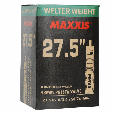 Велокамера Maxxis 2023 Welter Weight 27.5X2.0/3.0 LFVSEP48 Вело ниппель 0.8mm (б/р)