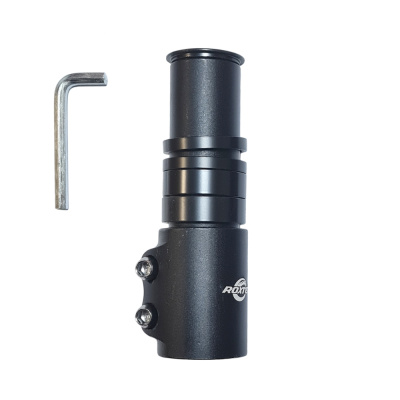 Удлинитель штока вилки, ал.,1 1/8"x124мм чёр., блистер