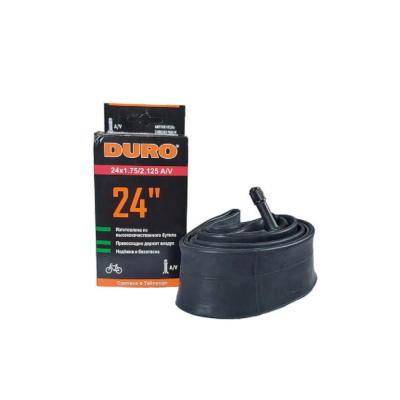 Велокамера DURO 24" (В КОРОБКЕ) 24х2.125 A/V