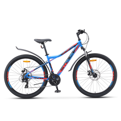 Велосипед 27.5" STELS Navigator-710 MD (16" Синий/чёрный/красный), арт. V020