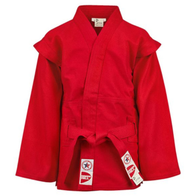Куртка САМБО JUNIOR красная (140 см)