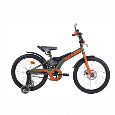 Велосипед Black Aqua Sharp 20"; 1s (хаки-оранжевый)