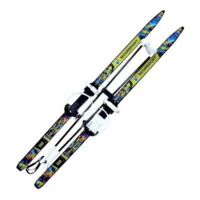 Лыжный комплект подростковый NovaSport Cosmo с универсальным креплением (140/105)