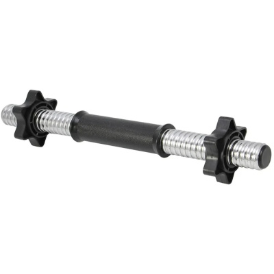 Гриф для гантели Larsen SDA14HT д25мм, дл355мм, макс.вес 30кг N/C