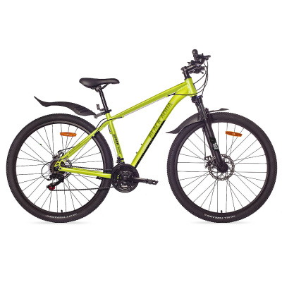 Велосипед BLACK AQUA Cross 2981 МD matt 29" (РФ) (лимонный, 18")