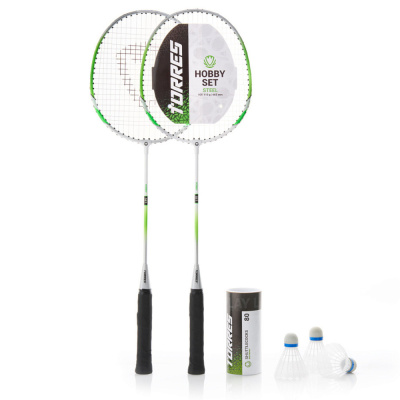 Набор для бадм. TORRES Hobby Set, BD23506, для начинающ.,стал. стерж и обод, со струнами, зел