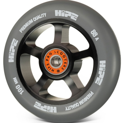 Колесо HIPE 5spoke 100mm black/grey