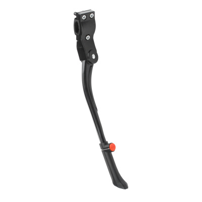 Подножка 20"-28" FSDA-616-41-1 задняя, крепление на 1 перо вилки, телескопическая, алюминиевая черна