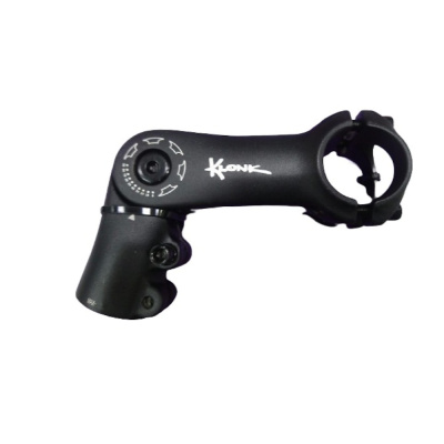 Вынос руля, регулируемый, руль 31,8 мм, длина 110 мм, KLONK, черный, 10111		