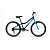 Велосипед ALTAIR MTB HT 24 1.0 (24" 6 ск. рост. 12") 2022, темно-синий/мятный, IBK22AL24090