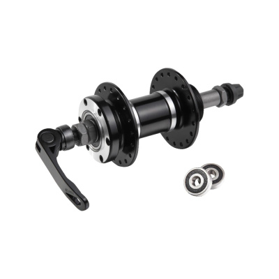 Втулка зад. SF-A236R ал. под трещ., 32H, промподш., с эксц., под диск, чёр.