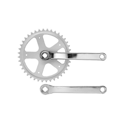 Шатун модель HDL-S140 1/2"*1/8" 40Т 152мм односкоростные хромир.