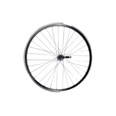 Колесо переднее 24" обод двойной алюм. чёрн., V-br, втулка под быстросъем