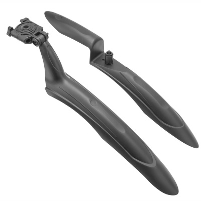 Комплект крыльев 24"-26" XGNB-039-1А, пластик, чёрные, арт. 610241