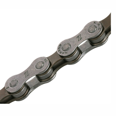 Цепь Z7, 7 ск.,1/2X3/32"X116, серебр./коричн., КМС в торг.уп.