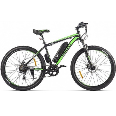 Велогибрид Eltreco XT 600 D (Черно-зеленый-2383; 10702070/170322/3098398, КИТАЙ)