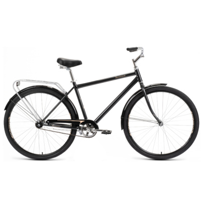 Велосипед DORTMUND 28 1.0 (28" 1 ск. рост. 19") 2022, черный/бронзовый