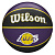 Мяч баск. WILSON NBA Team Tribute La Lakers, арт.WTB1300XBLAL, р.7, резина, бут. кам, фиолет-черн