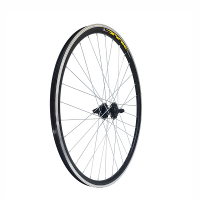 Колесо 28" перед., обод дв. ал. б/пист. чёр., втулка ст., диск, с эксц., чёр.