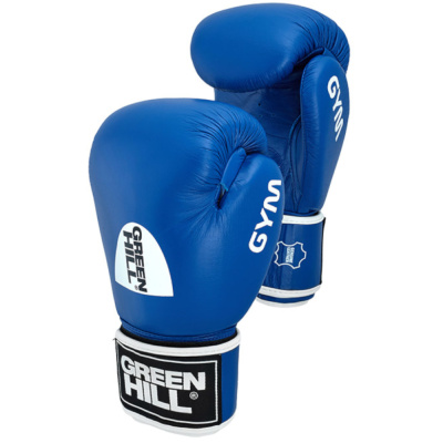 Боксерские перчатки GYM синие (10 oz)