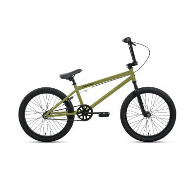 Велосипед FORWARD ZIGZAG 20 GO (20" 1 ск. рост. 20.4) 2022, хаки/черный, IBK22FW20088