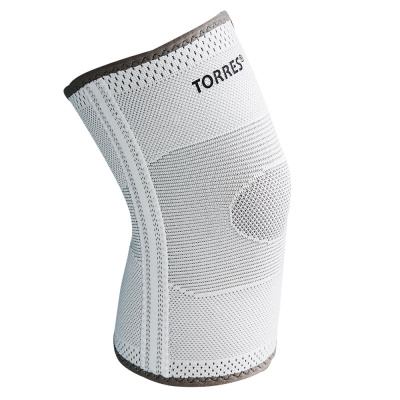 Суппорт колена "TORRES"  арт. PRL11010S, р.S, с боковыми вставками, нейлон, серый