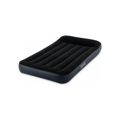 Матрас надувной с подголовником Pillow Rest Classic Bed Fiber-Tech, 99х191х25см, Intex