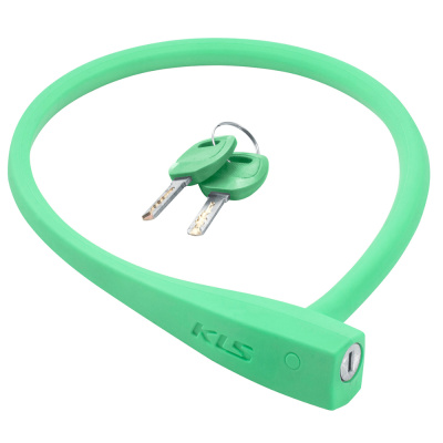 Замок тросовый KLS Sunny зелёный