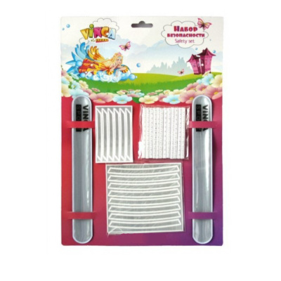 Набор защиты для детей-два браслета, накладки на обод, накладки на спицы, наклейки на щлем