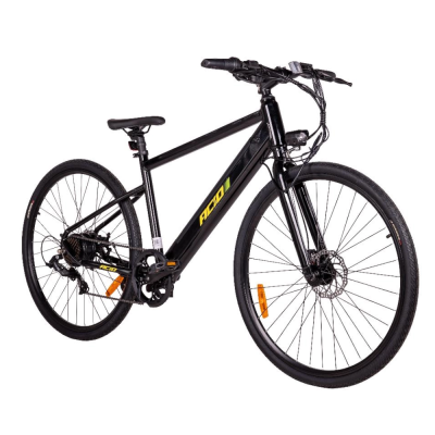 Электровелосипед ACID E-Race Black Flat/Yellow (18")