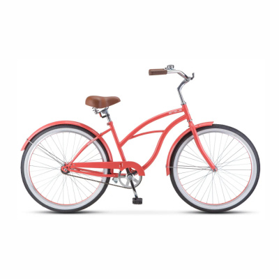 Велосипед 26" STELS Navigator-110 Lady 1-sp (17" Розовый-коралл), арт. V010