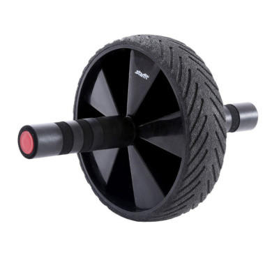 Ролик для пресса с мягким ходом STARFIT RL-104 черный/красный