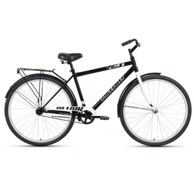 Велосипед ALTAIR CITY 28 high (28" 1 ск. рост. 19") 2022, черный/серый, RBK22AL28016				