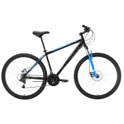 Велосипед Stark'22 Tank 29.1 D Steel черный/голубой 18"