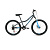 Велосипед ALTAIR MTB HT 24 2.0 D (24" 6 ск. рост. 12") 2022, темно-серый/голубой, RBK22AL24095