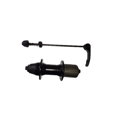 Втулка задняя алюм. черная под кассету 8/9/10ск, диаметр оси 3/8", длина оси 145мм