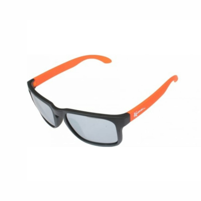 Очки спортивные, поликарбонат, 1 сменная линза, KLONK, черный/оранжевый, Защита от УФ, чехол тканевы