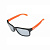 Очки спортивные, поликарбонат, 1 сменная линза, KLONK, черный/оранжевый, Защита от УФ, чехол тканевы