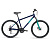 Велосипед ALTAIR MTB HT 26 2.0 D (26" 21 ск. рост. 19") 2022, темно-синий/бирюзовый, RBK22AL26114