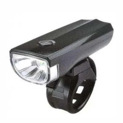 Фара передняя, JY-7024, 1 диод (100 лм), 4 режима, AA*2 шт, черный, 22,2-31,8 мм, JING YI, 1LHF00JY7