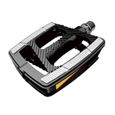 Педали FP-872ZU для дорожных велосипедов, со светоотражателями, пластиковые, ось диам. 9/16", с прот