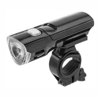 Фара передняя, JY-369 G, 1 светодиод, 3 режима, AAA*3 шт (в комплекте), черный, 22,2-25,4 мм, JING Y