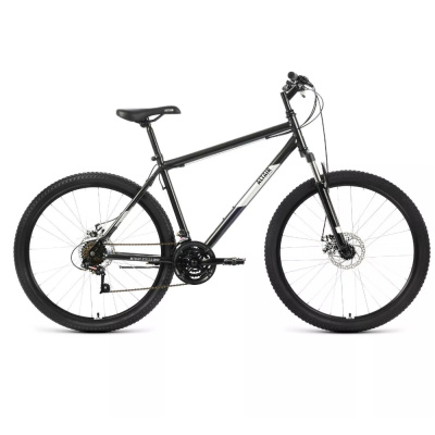 Велосипед ALTAIR MTB HT 27,5 2.0 D (27,5" 21 ск. рост. 17") 2022, черный/серебристый, RBK22AL27138