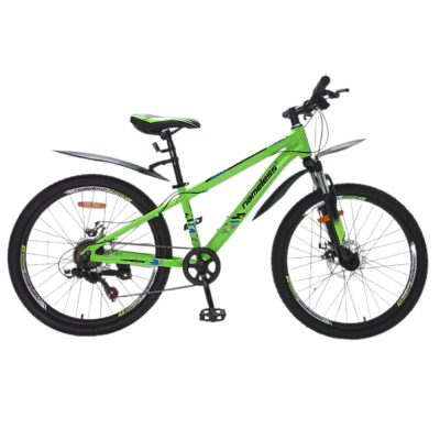 Велосипед 24" Nameless J4200D, салатовый неон, 12,5"