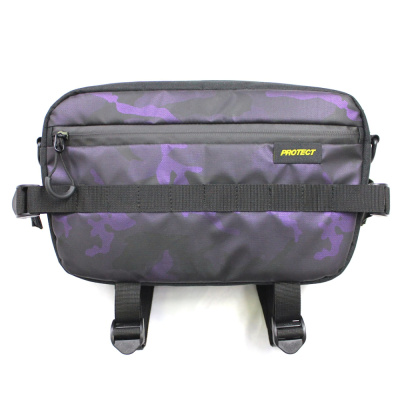 Сумка BIKE TOUR на руль, цвет фиолетовый принт, р-р 31х18х8 см. PROTECT™ 555-695