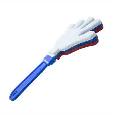 Ладошки-трещотки для болельщика Россия, FAN-04, бело-сине-красный