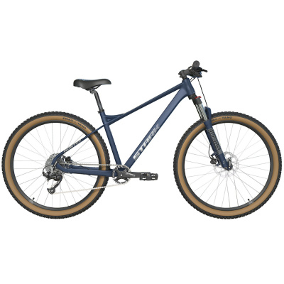 Велосипед Stark'25 Hunter 29.3 HD грозовой матовый/серебристый металлик M/17.5"